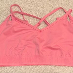 Active USA Pink Strappy Bralette